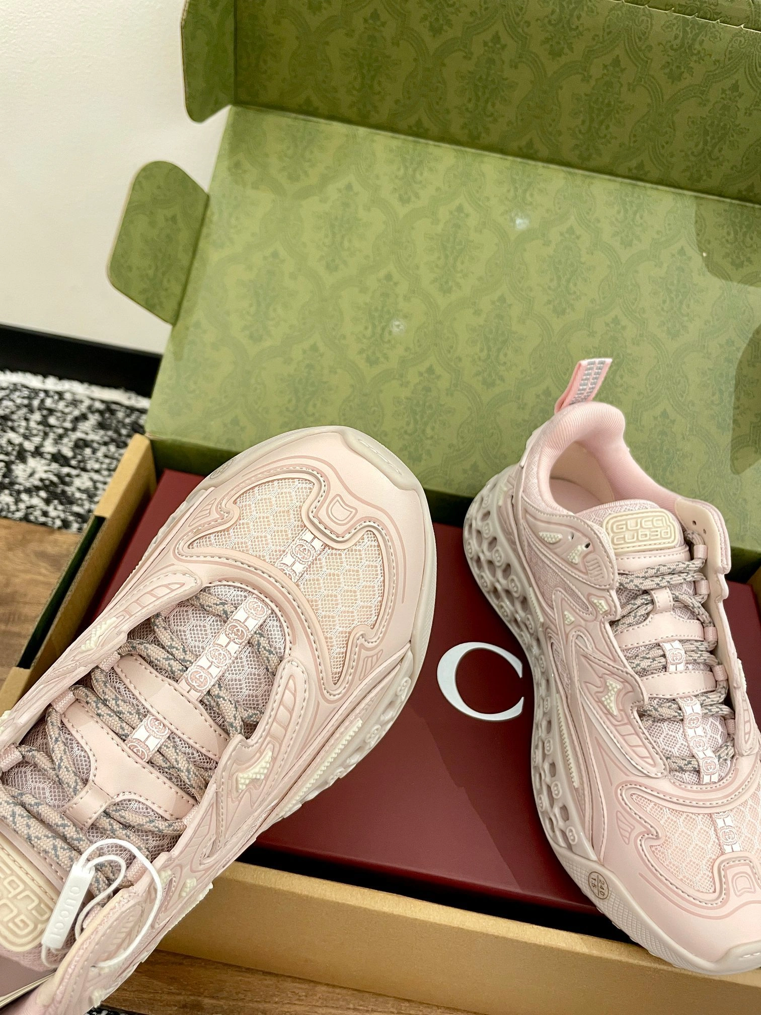 COCO-- 6u33i 828059 FAEBE 5744 cowhide cub3d Thick soles：4.5cm item:E-X298I1049